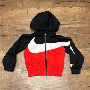 Nike Black Red White Jacket Kids